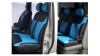 RENAULT TRAFFIC WITH BLACK BLUE TWIN SEAT COVER - SHOP NOW